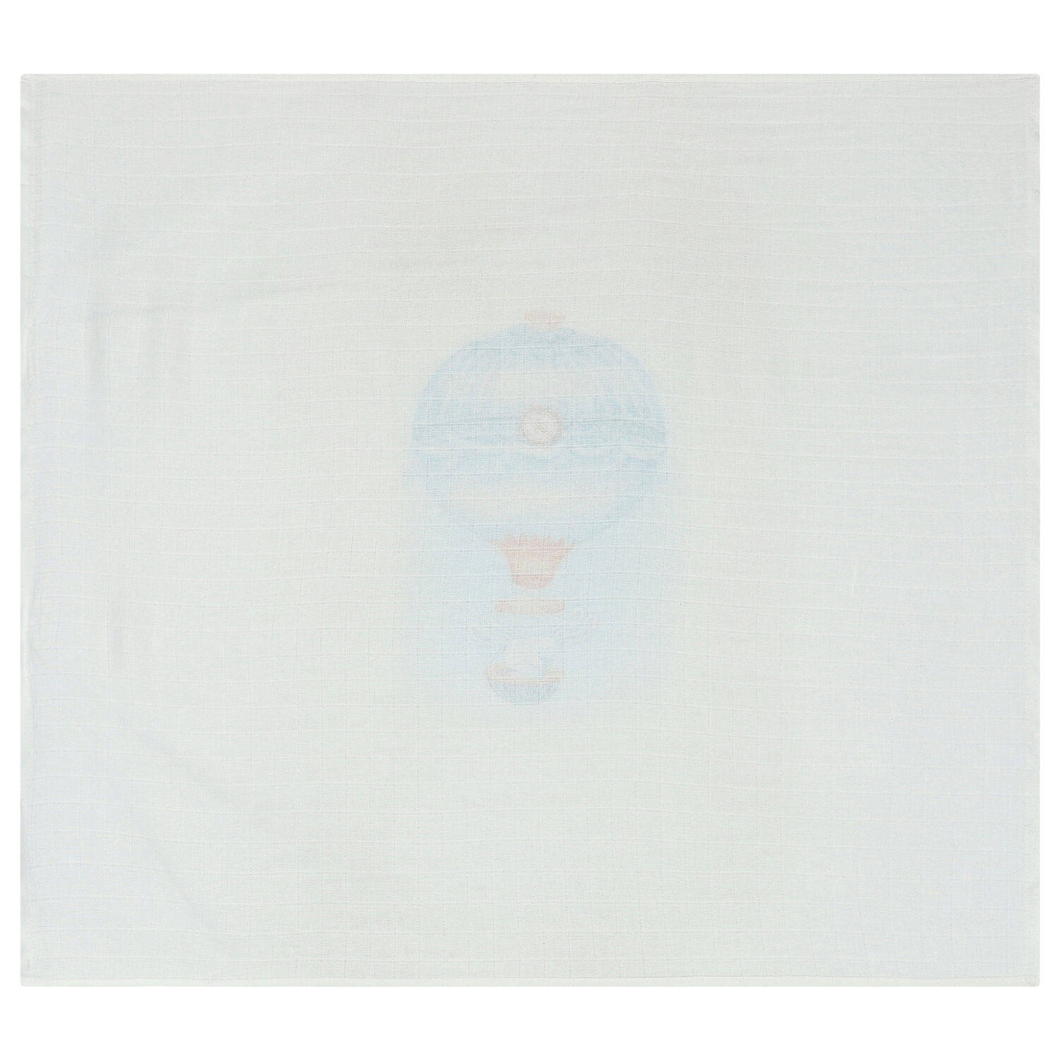 Baby Boys White & Blue Muslin Swaddles (3-Pack), 2, hi-res